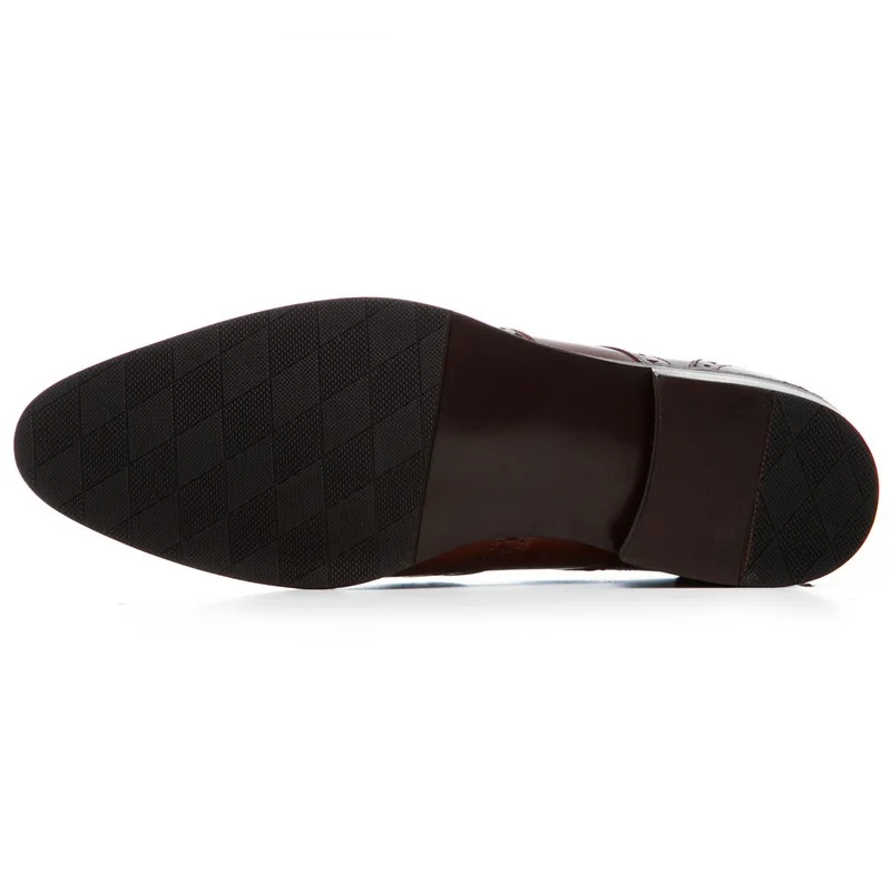 Модные мужские туфли-оксфорды в деловом стиле; Цвет черный, коричневый; модельные туфли из натуральной кожи для выпускного бала; свадебные туфли для мальчиков