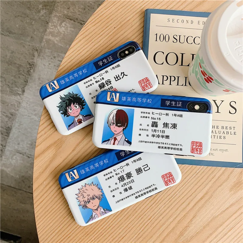 Мой герой мягкий чехол для Coque iPhone X XS MAX XR 11 pro Max Bakugou Midoriya ТПУ силиконовый 7 8 плюс