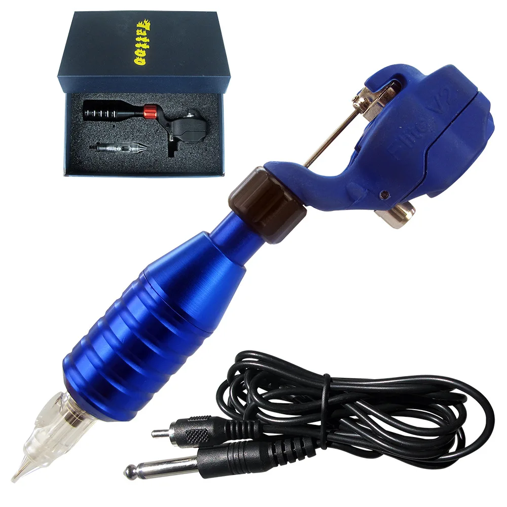 

The new tattoo machine motor pipe machine black RCA interface Rotary Tattoo Machine permanent makeup machine free shipping