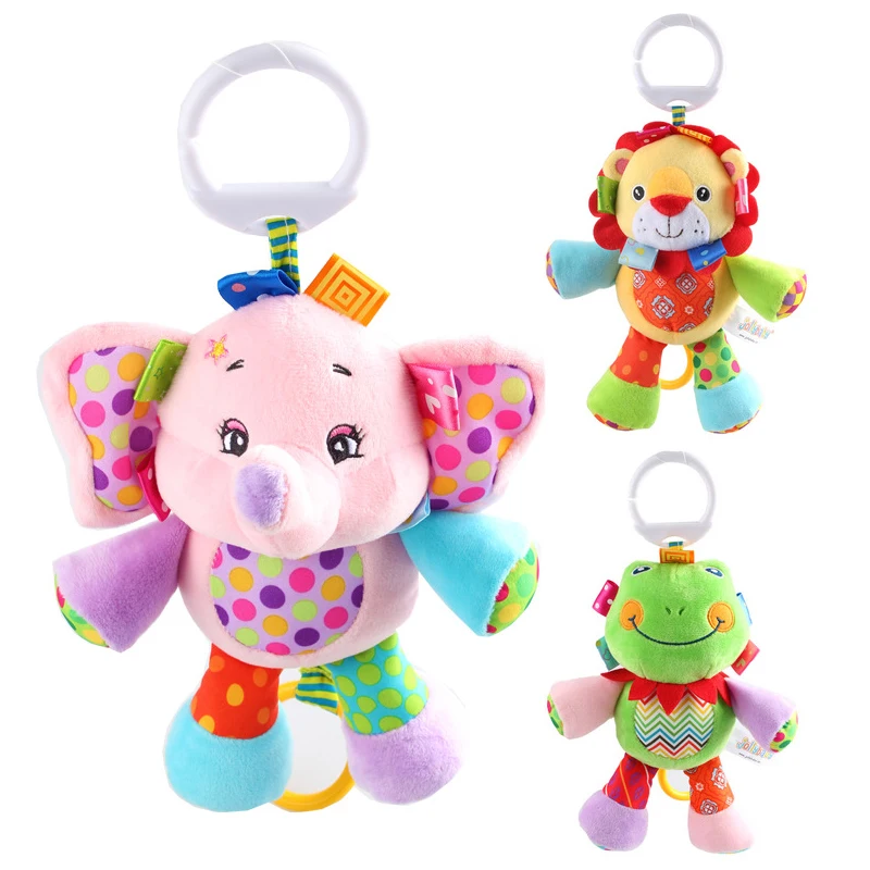 Aliexpress.com : Buy Plush Infant Baby development plush toys bed hanging baby rattles toy