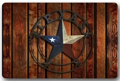 Теплые TOUR Западный Техас Звезда вход коврик крытый передней двери/Ванная комната коврик