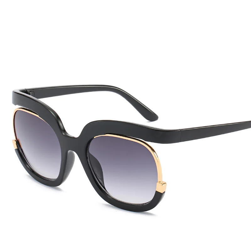 

2019 New Unique Designer Sunglasses Women Gradient Lens Fashion Personality Eyewear Red Black Glasses Gafas De Sol Mujer