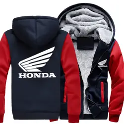 MIDUO 2018 унисекс зима Honda толстовки Толстовка команда внедорожная реклама Мужчины Женщины куртка толстовка утолщение одежда пальто