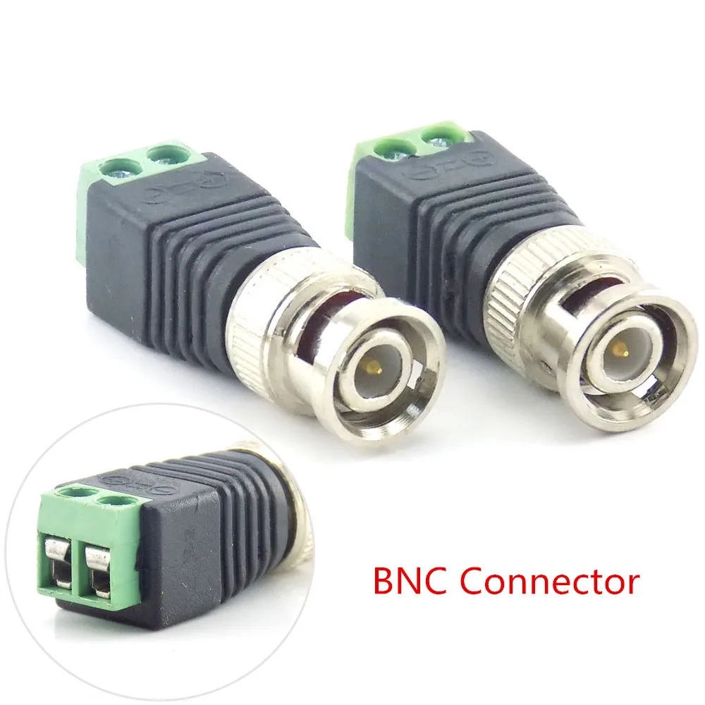 Коннектор BNC Папа мама коаксиальный Разъем Cat5 12 В постоянного тока аксессуары для