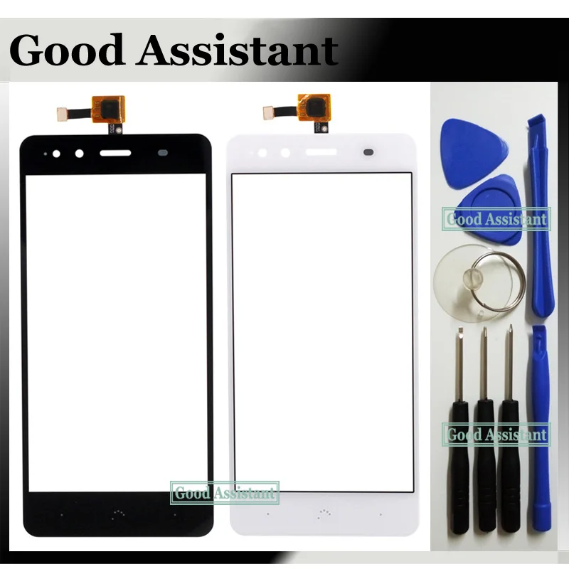 

High Quality Black/White New For BQ Aquaris X5 Mobile Phone Touch Panel Touch Screen Digitizer Replacement Free Tools