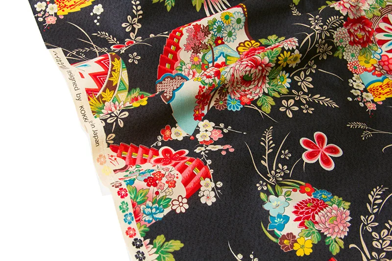Японское кимоно kokka полуметровая хлопковая ткань для шитья|cotton fabric|fabric forfabric for