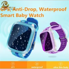 Smart Baby Uhr Wasserdichte GPS Tracker DS18 Für Kinder Wifi SOS AntiLost Location Finder Smartwatch Für IOS Android PK Q50 Q60Q90