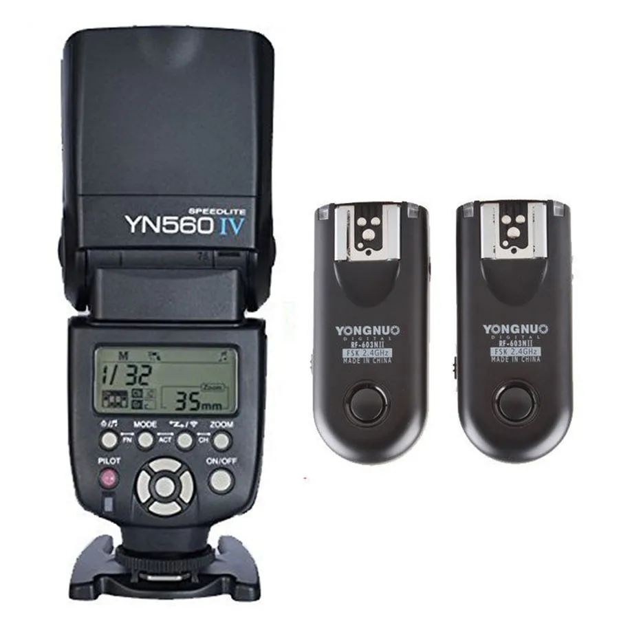 Yongnuo-YN-560-IV-YN560-IV-Master-Radio-Flash-Speedlite-RF-603-II-N3-Flash-Trigger
