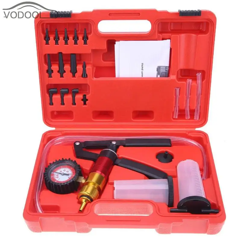 21Pcs/set Car Auto Handheld Vacuum Pistol Pump Brake Bleeder Adaptor