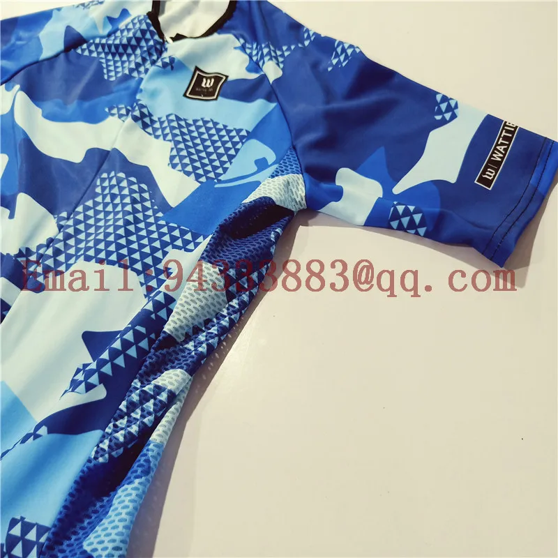 2019 summer short sleeve cycling skinsuit men blue bodysuit triathlon suit uniforme ciclismo go pro team bike clothing custom