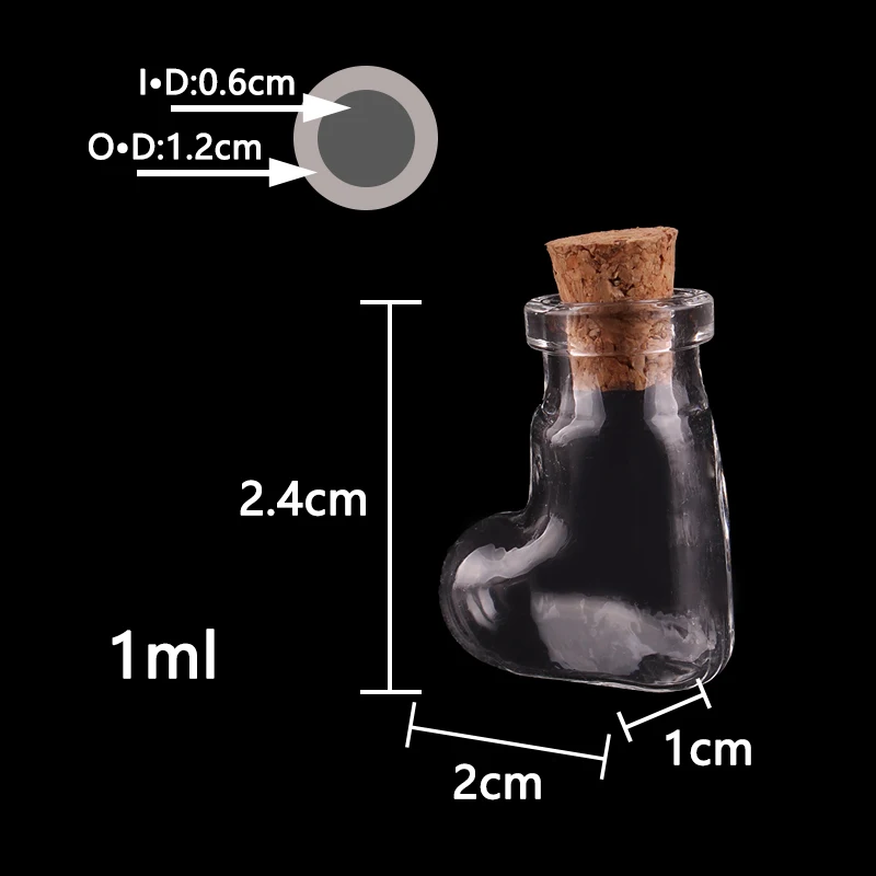 50 шт. прозрачные стеклянные бутылки в виде сердца|bottle jar|glass jar bottlejar bottle |