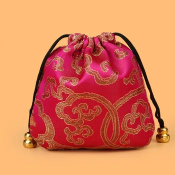 

3Pcs Womens Individuality Jewelry Gift Bag Simple Pretty Necklace Ring Bracelet Storage Bag Jewelry Bag Wholesale