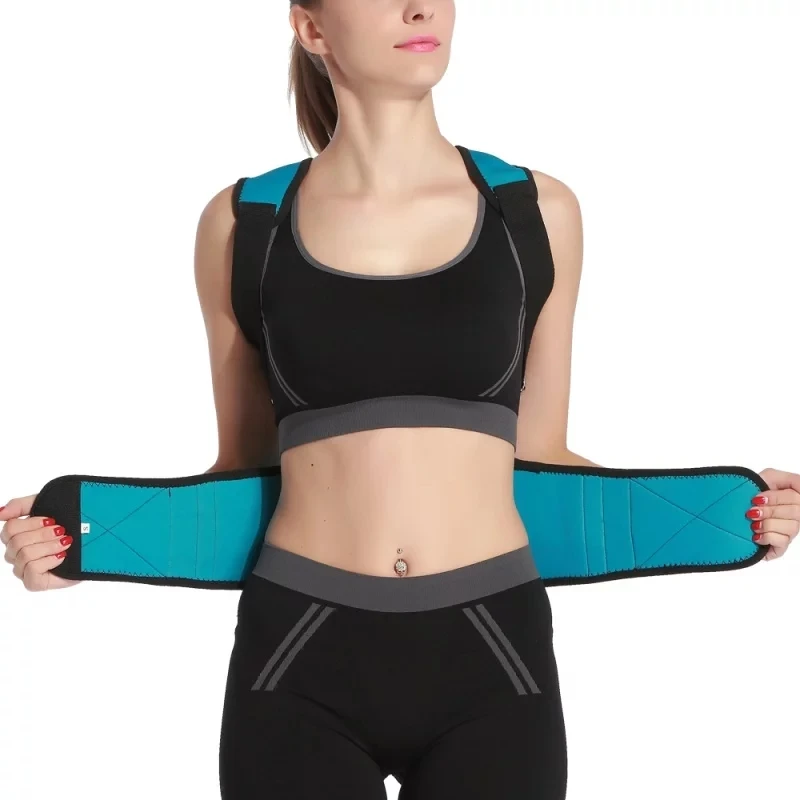 Корректор осанки для спины и поддержки плеч, тренажер для облегчения боли, полностью Регулируемый медицинский пояс для ключицы