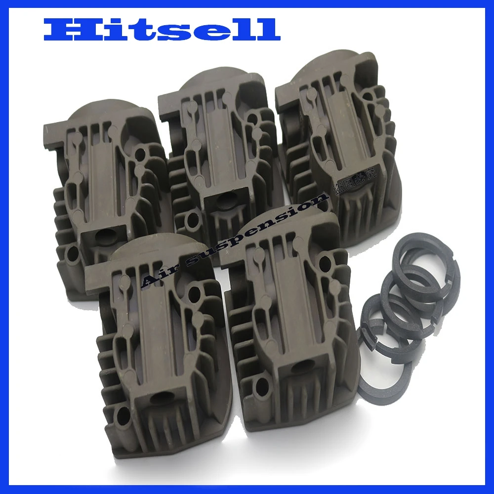 Air Suspension Pump Cylinder Head With Piston Ring Repair Kits For X5 E53 A6 Q7 Touareg LR RangeRover L322 4L0698007A