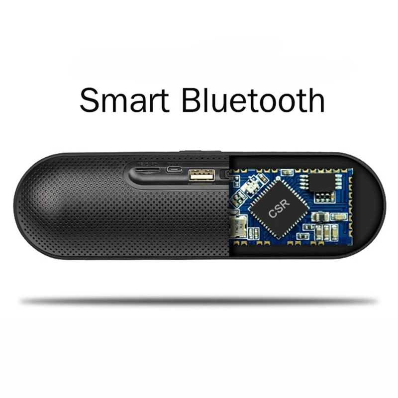 Casaland Портативный беспроводной Bluetooth динамик Мини Pill type динамик s стерео громкий динамик Поддержка FM TF карта AUX