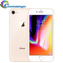 Débloqué Original Apple iphone 8 RAM 2 GB ROM 64 GB 4.7 pouce Hexa Core 12MP 1821 mAh iOS 11 LTE D’empreintes Digitales Mobile Téléphone iphone8