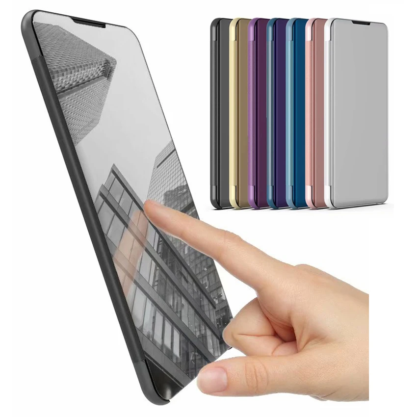Casing Honor8x Flip Smart Mirror View Case For Huawei Honor 8X Max Stand Leather Cover 8 X |