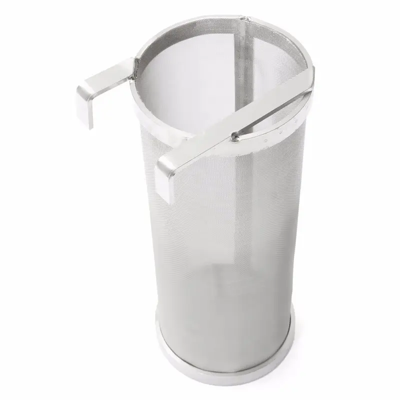304 Stainless Steel Hop Spider Strainer Homebrew Beer Pellet Hop Filter 400 Micron Filtering for Brew