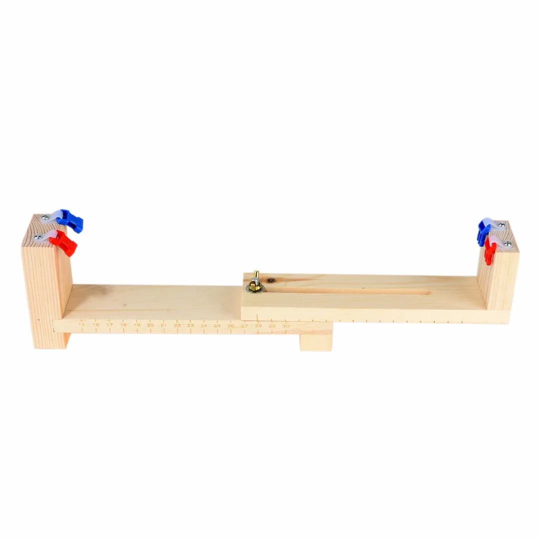 Mayitr 2 Types Parachute Cord Jig Bracelet Maker Wristband knitting Tool Braiding Weaving Wristband DIY Wood Tool