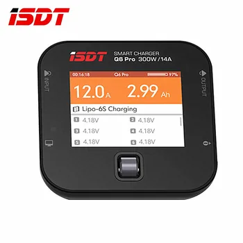 

In Stock ISDT Q6 Pro BattGo 300W 14A Pocket Lipo Battery Balance Charger Smart Digital Charger For RC Models DIY Spare Part