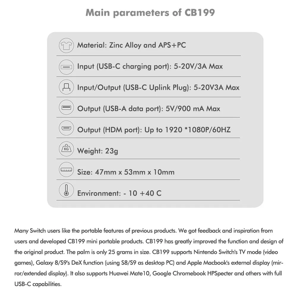 Новинка 3 в 1 Typec C адаптер док-станция usb-хаб в HDMI 1080P Dex режим для samsung Galaxy S9/S8 MacBook huawei с PD зарядка USB 3,1