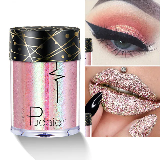 

Glitter Eyeshadow Metal Loose Powder Laser oogschaduw Festival Tattoo Makeup imagic Pigment Shimmer and Shine Party Eye Shadow