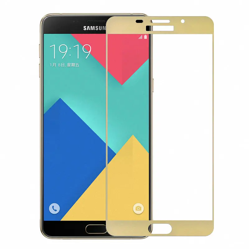 

9H 2.5D full Cover Tempered Glass Screen Protector For Samsung Galaxy A9 Pro 2016 Duos A9100 SM-A9100 Protective Glass film