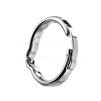Metal Cock Ring Glans Ring Adjustable 5 Size Magnetic Sheath Compound Male Circumcision Ring V Type Penis Ring Sex Toys for Men 5