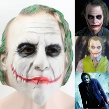 Горячий Хеллоуин вечерние с Бэтменом, клоуном маска для взрослых Для женщин Для мужчин для маскарада, карнавала на голову полностью, из латекса маски унисекс нарядное Косплэй реквизит