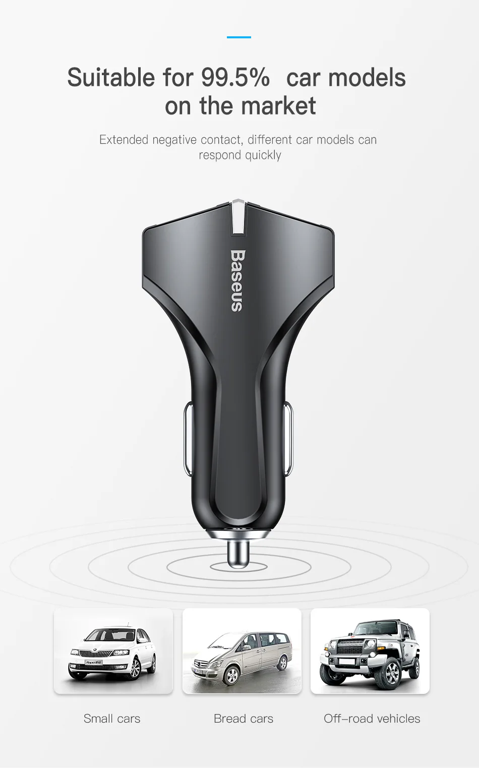 Baseus Quick Charge 3,0 Автомобильное зарядное устройство для samsung Quick charger QC 3,0 USB зарядное устройство для мобильного телефона huawei Xiaomi Быстрая зарядка