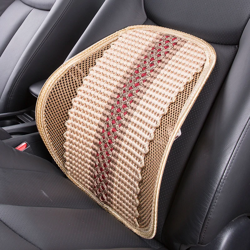 

KKYSYELVA 1PCS Car Seat Back Support Lumbar supports for office home Waist Support Interior Accessoreis