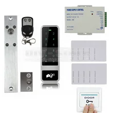 DIYSECUR 125 KHz Leitor RFID Parafuso Elétrica Trava de Senha Do Teclado Sistema de Segurança Controle de Acesso Porta Kit