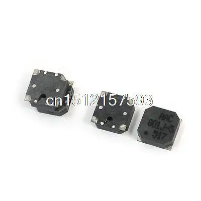 

KLJ-8530A Black SMD SMT Type Buzzer 8.5mm x 8.5mm x 3mm 4 Pcs