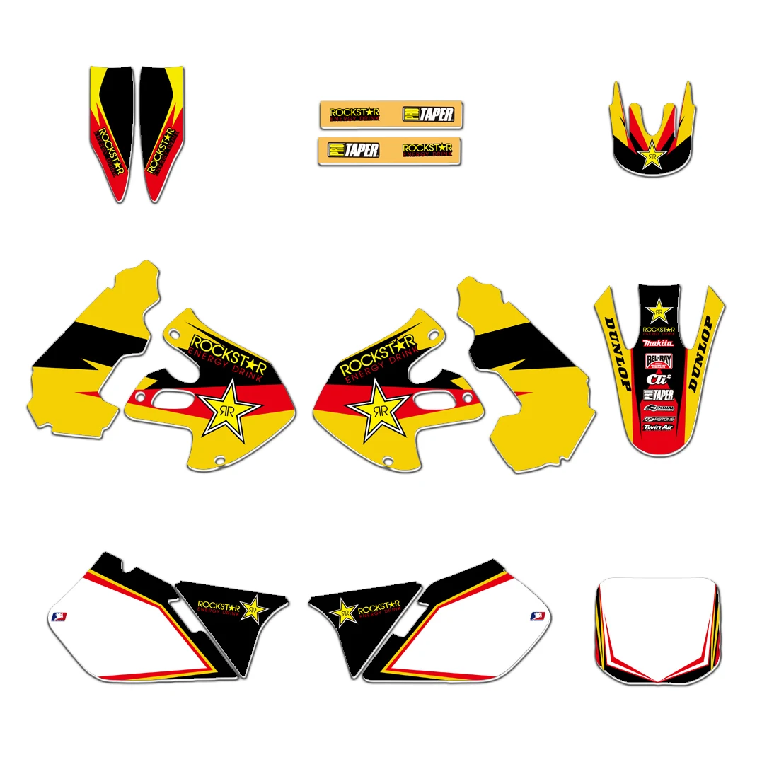 NEW Team Full Set Decals Stickers Graphics Backgrounds Kits For Suzuki