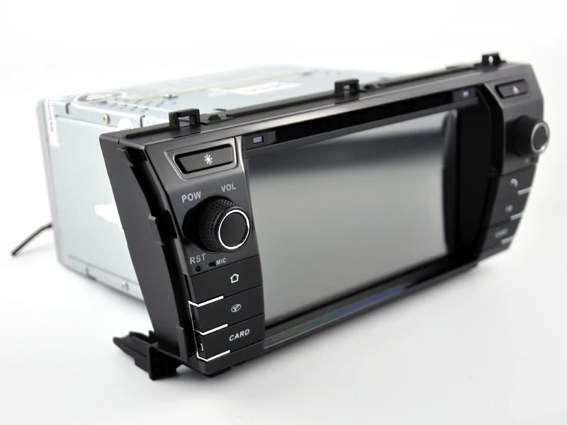 Top ELANMEY advanced gps navigation For TOYOTA COROLLA 2014 car accessories android 9.0 CAR DVD multimedia radio stereo bluetooth 5