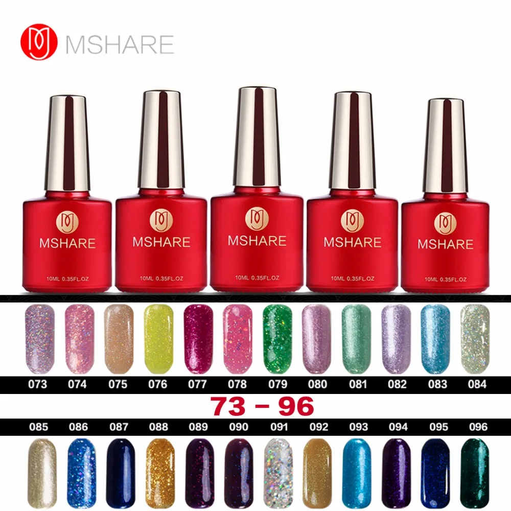 MSHARE 12 шт./компл. новые продукты для дизайна ногтей 10 мл УФ гель маникюрный