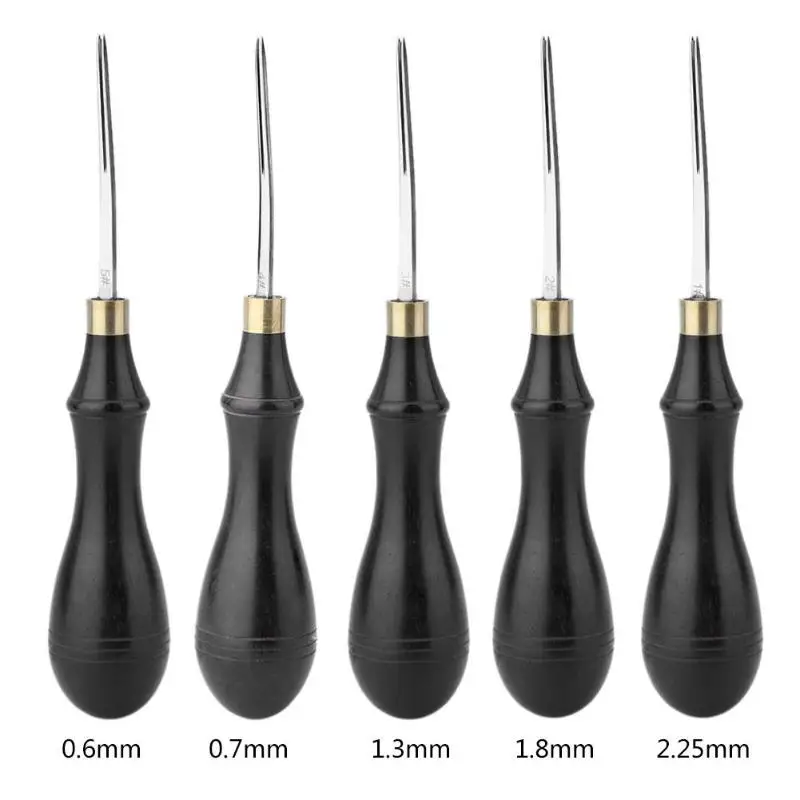 

Portable DIY Circle Cutter Leather Wood Handle Trimming Edge Cutting Tool Edger DIY Handmade Punch Edger Sewing Device