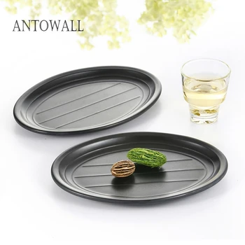 ANTOWALL HOT Sale Plastic Dish, Melamine Oval Serving Dish Plate for Restaurant, Multiple Sizes Available ANTOWALL HOT Sale Plastic Dish, Melamine Oval Serving Dish Plate for Restaurant, Multiple Sizes Available