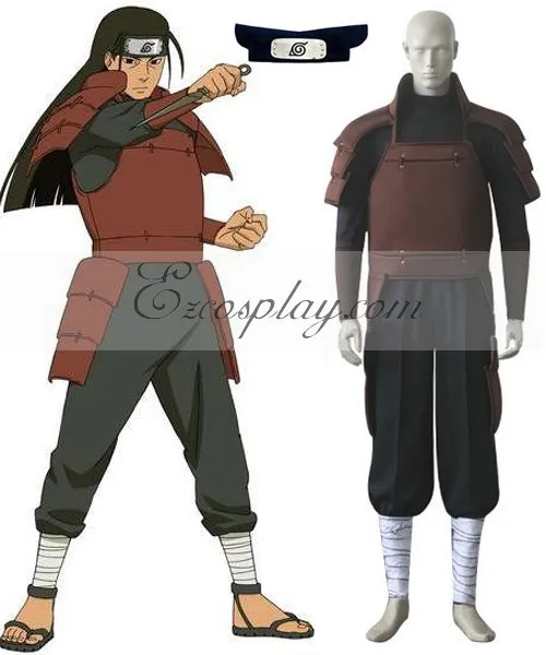 Наруто первый Hokage Hashirama Senju косплей костюм набор E001 - Цвет: Male size