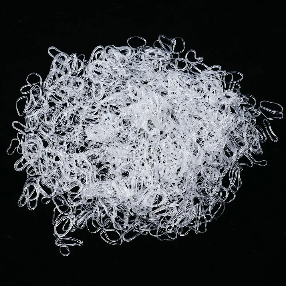 

About 1000pcs/bag New Child Baby TPU Hair Holders Rubber Bands Elastics Girl's Tie Gum Hair Accessories