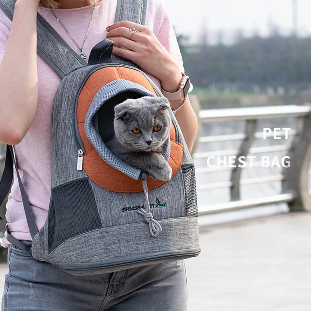 Портативный передний рюкзак для кошек, дорожная сумка, переноска, дышащая, для маленьких собак, щенков, на открытом воздухе, товары для переноски домашних животных, S/M/L