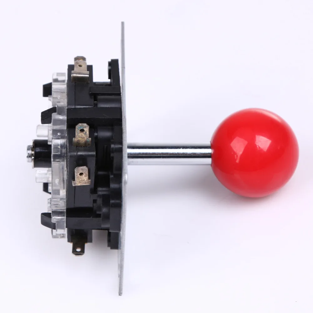Топ Классический 4/8 способ аркадная игра шар джойстика Joy Stick красный шар Замена использует для 4 микропереключателей для обнаружения положения ВКЛ/ВЫКЛ