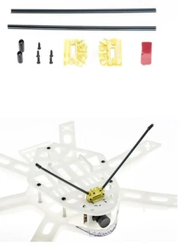 

5PCs Antenna Fixed Mount Fixing Tube Antenna Base Holder Dual Antenna Bracket Support For DD3D Flight Control Receiver FPV QAV