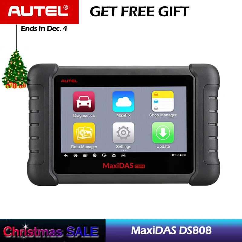 Autel MaxiDAS DS808 Full Systems OBDII Auto Diagnostic Scanner Online Update DS808 Car tool Same as like MS906 Free shipping