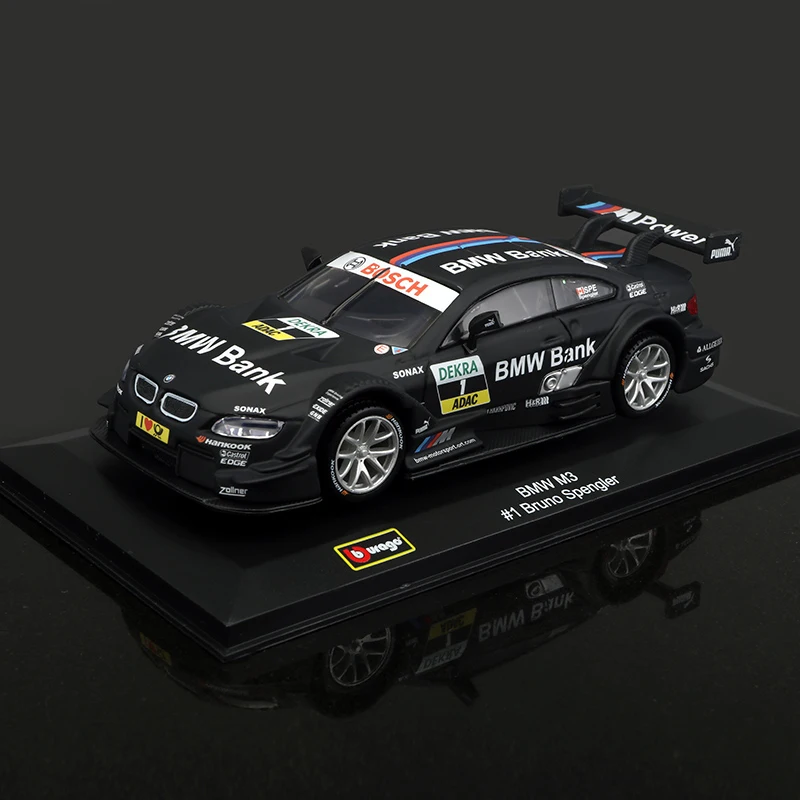 Литая модель автомобиля BBURAGO 1:32 DTM M3 металлическая гоночная машина коллекционные