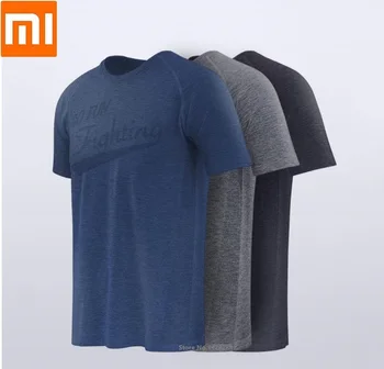 

Xiaomi 90 points men's moisture absorption Breathable Silver ion antibacterial short sleeve Fitness training Running Sweatshirt