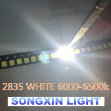 4000 шт./лот 0,2 Вт SMD 2835 Светодиодный светильник шарик 20-22lm белый SMD светодиодный бусины светодиодный чип DC3.0-3.6V для всех видов светодиодный светильник