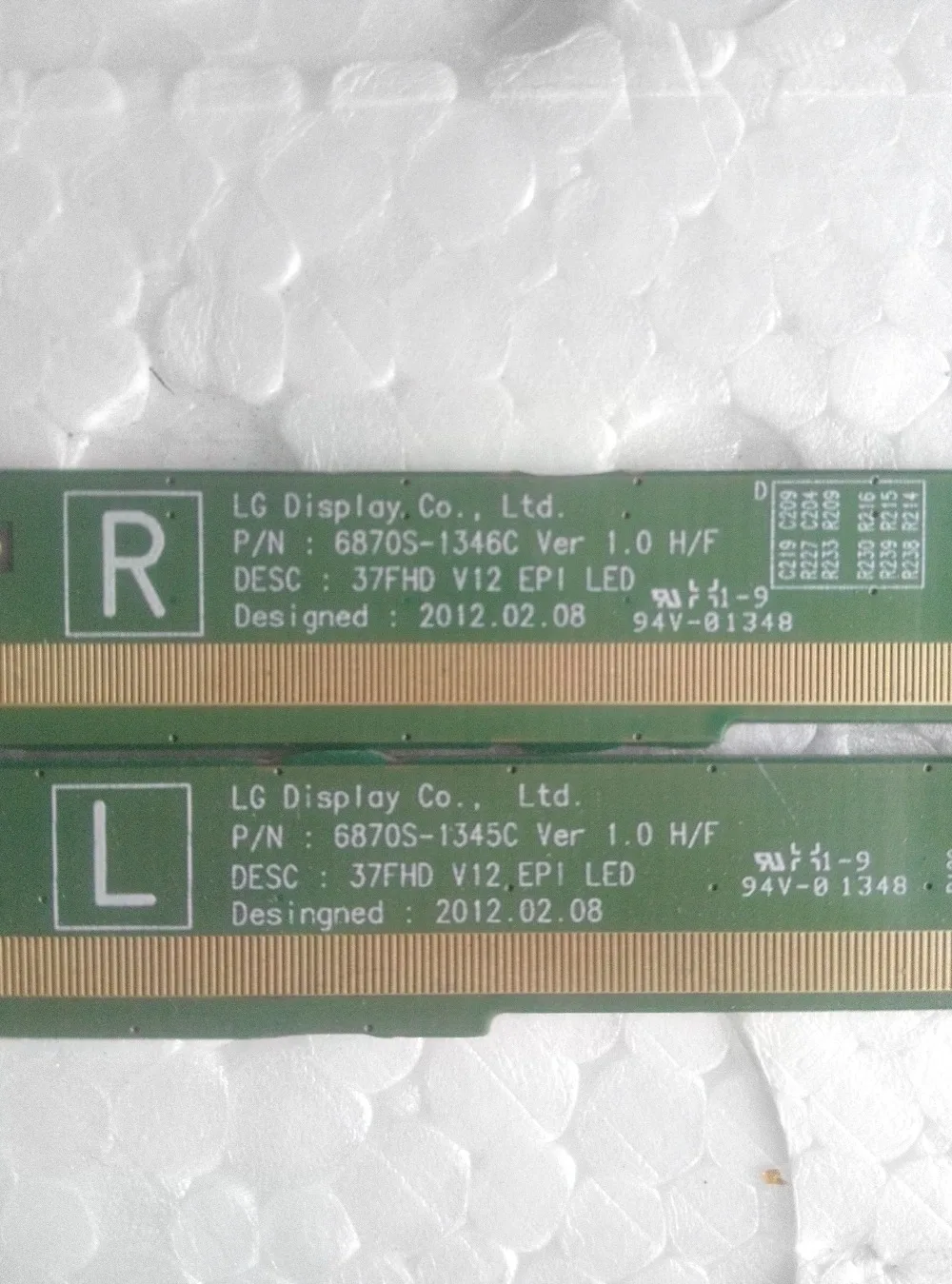 6870S-1346C 6870S-1345C LCD Panel PCB Part A Pair 1346