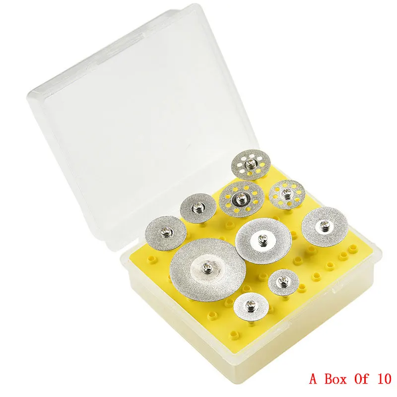 

A Box Of 10 Grinding Mill Accessories Grinding Emery Small Slice Cutting Blade