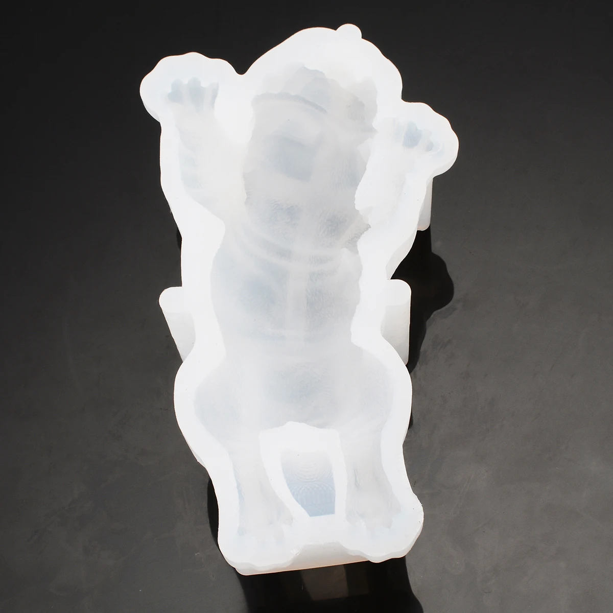 1pc White Silicone Mold 3D Dog Bulldog Animal Shape Mousse Cake Chocolate Jelly Mold Baking Mould Bakeware Cake Tools